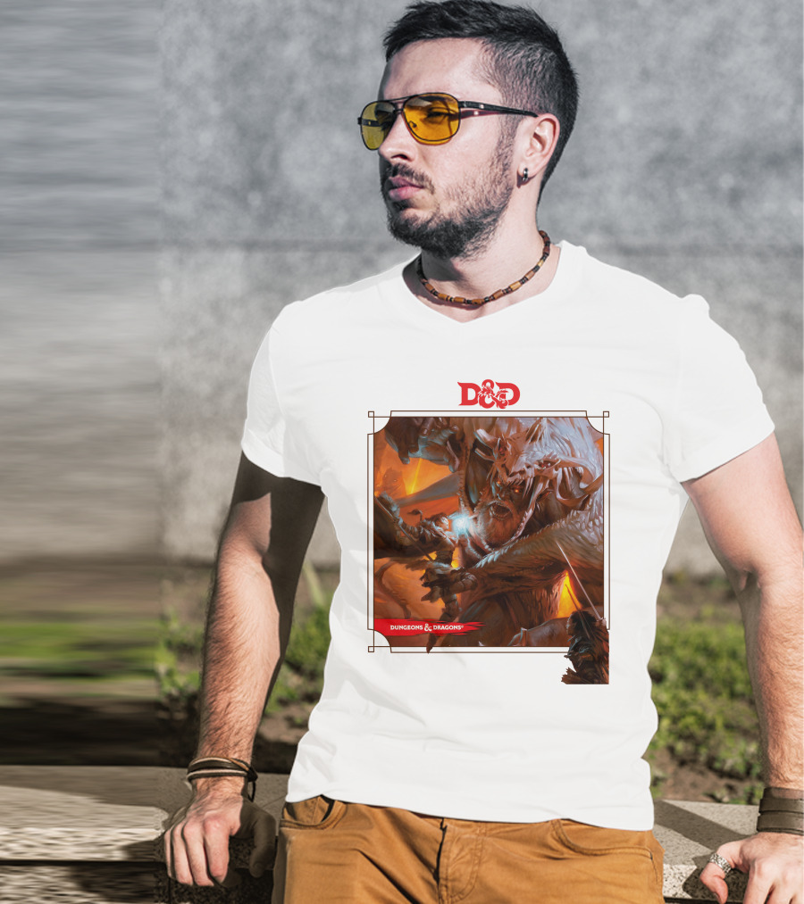 Dungeons And Dragons Epic Battle Scene DnD T-Shirt