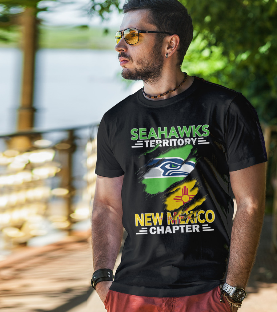 Seahawks Territory New Mexico Chapter Flag T-Shirt
