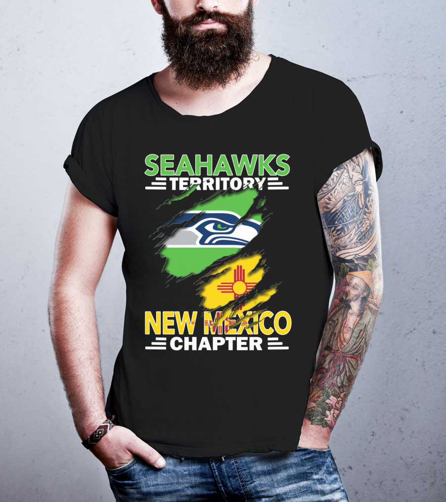 Seahawks Territory New Mexico Chapter Flag T-Shirt