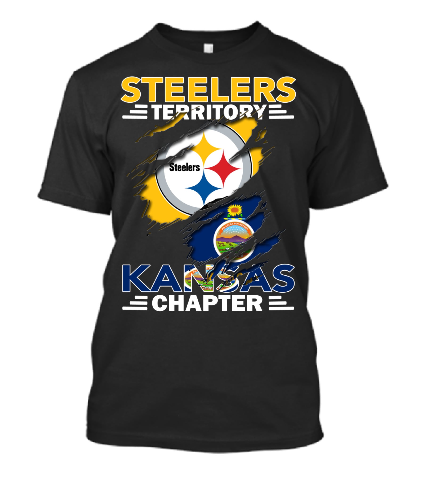 Steelers Territory Steelers Kansas Chapter T-Shirt