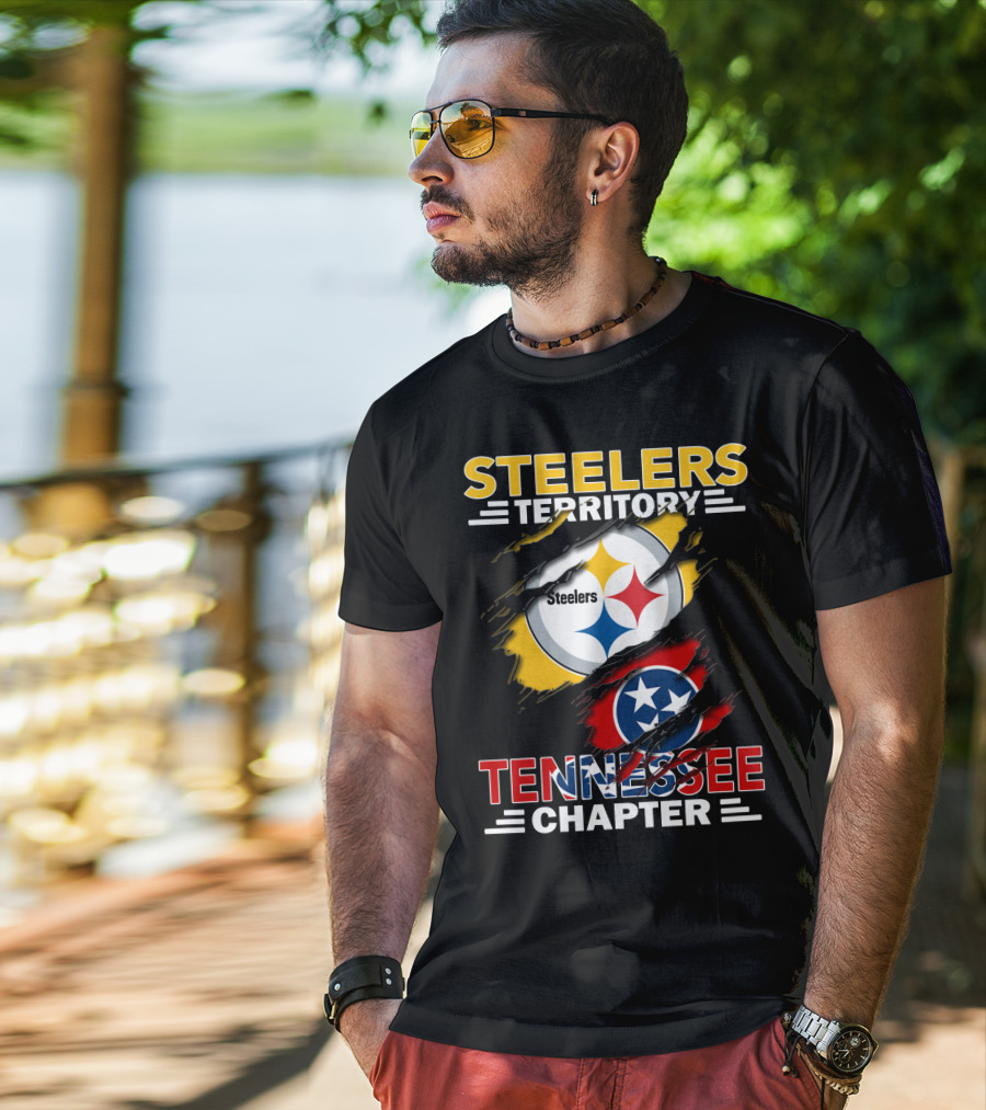 Steelers Territory Tennessee Chapter Football Pride Logo Fan Base T-Shirt