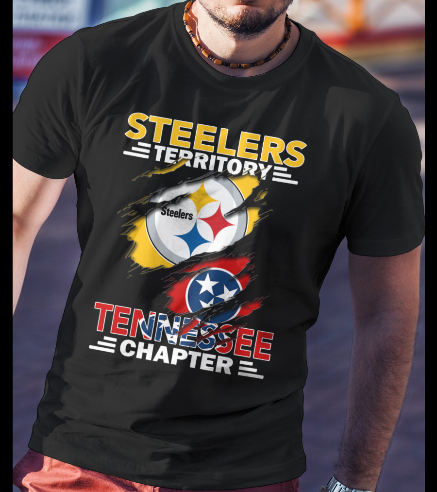 Steelers Territory Tennessee Chapter Football Pride Logo Fan Base T-Shirt