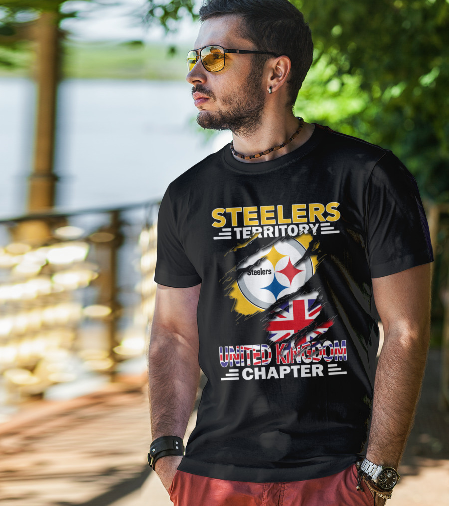 Steelers Territory Steelers Logo United Kingdom Chapter T-Shirt