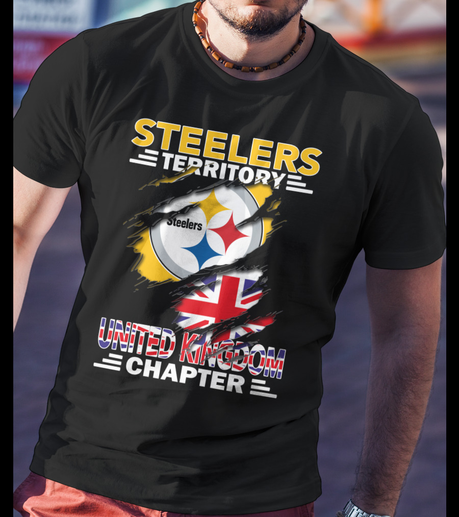 Steelers Territory Steelers Logo United Kingdom Chapter T-Shirt