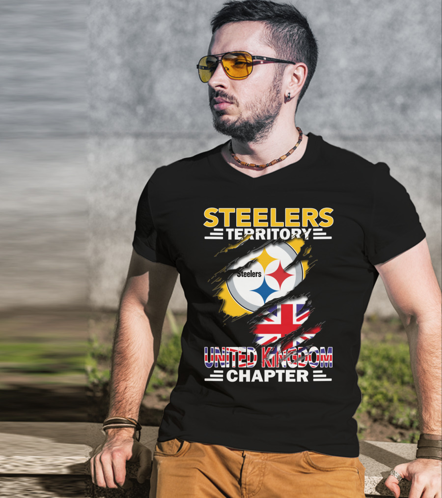 Steelers Territory Steelers Logo United Kingdom Chapter T-Shirt