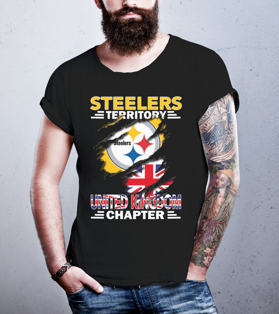 Steelers Territory Steelers Logo United Kingdom Chapter T-Shirt