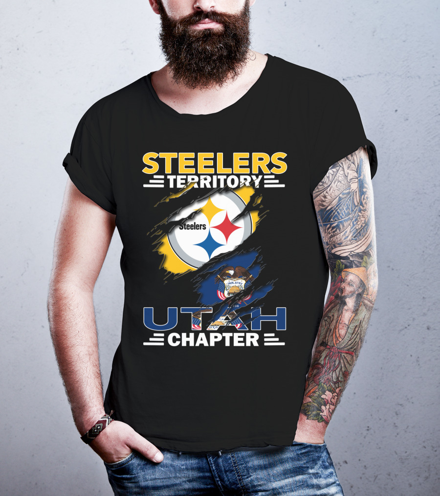 Steelers Territory Utah Chapter Steelers State Seal T-Shirt