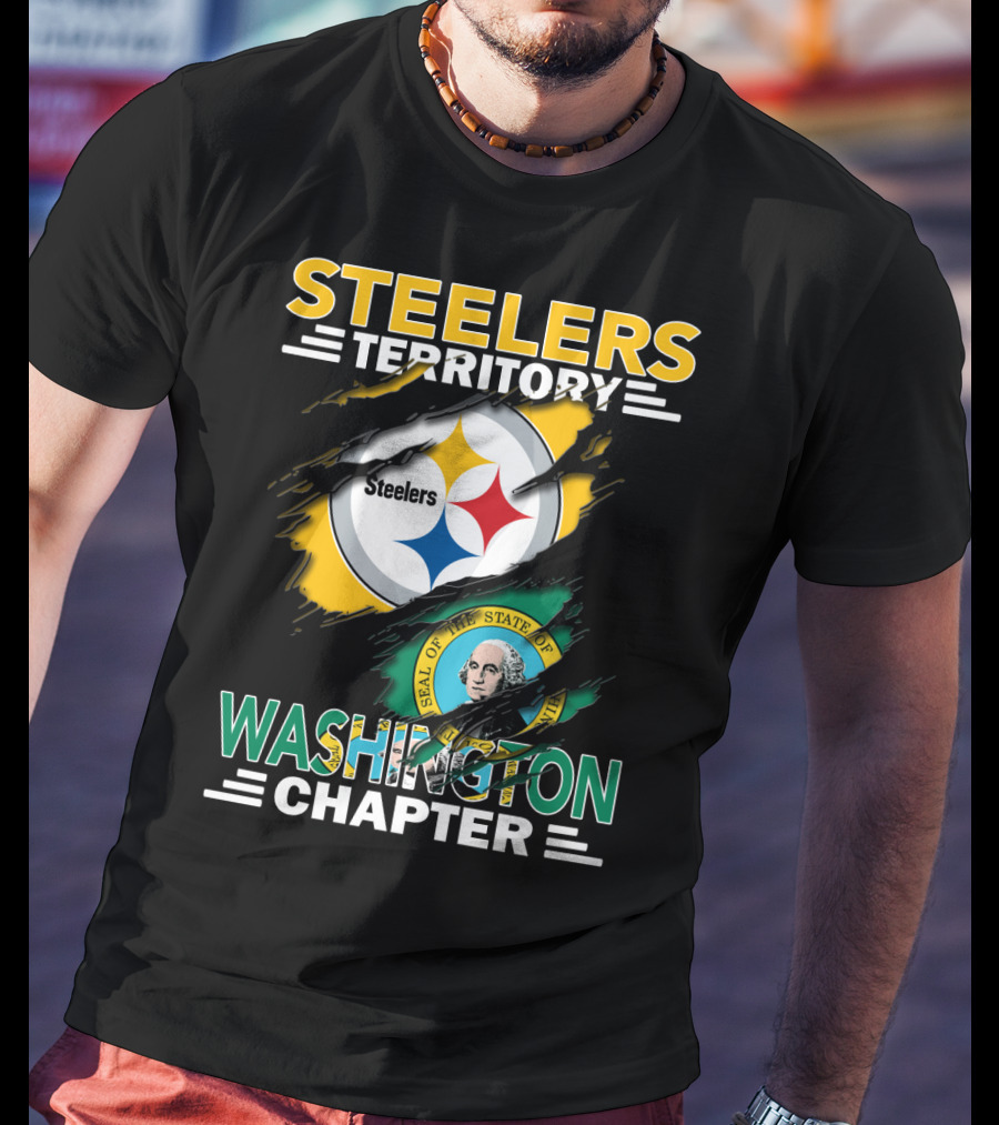 Steelers Territory Washington Chapter Seal T-Shirt