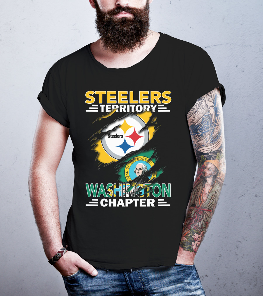 Steelers Territory Washington Chapter Seal T-Shirt