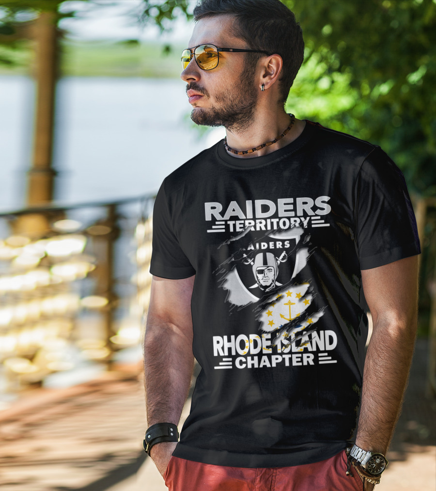 Raiders Territory Rhode Island Chapter Logo Scar T-Shirt