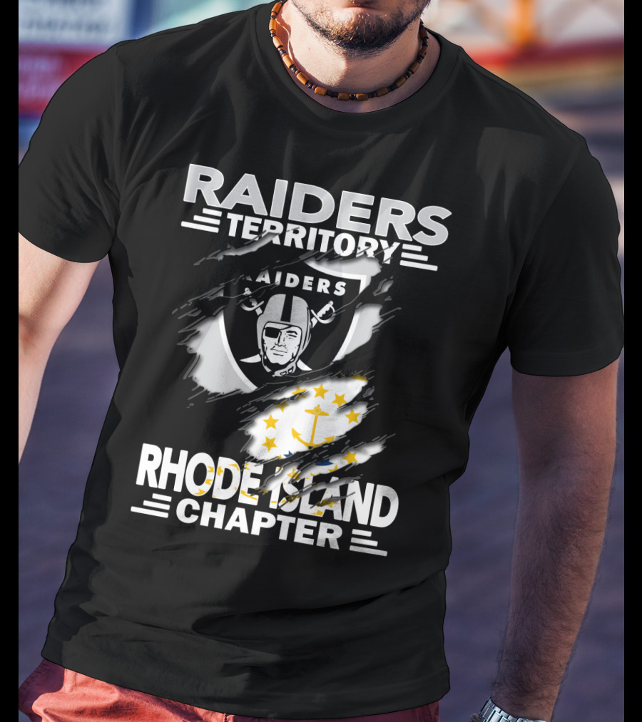 Raiders Territory Rhode Island Chapter Logo Scar T-Shirt