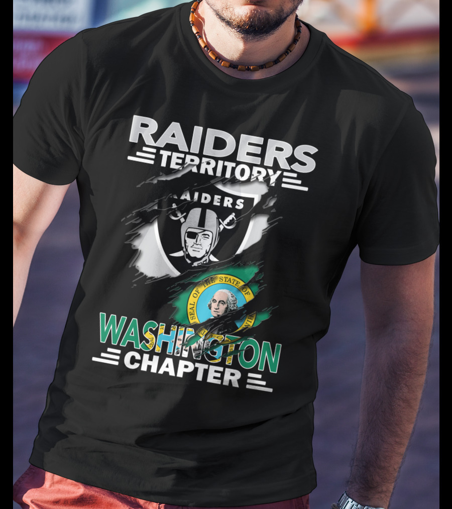 Raiders Territory Seal Of The State Of Washington Washington Chapter T-Shirt