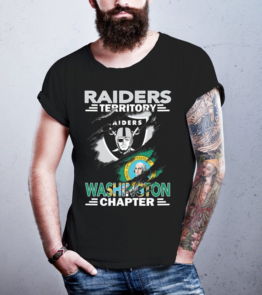 Raiders Territory Seal Of The State Of Washington Washington Chapter T-Shirt