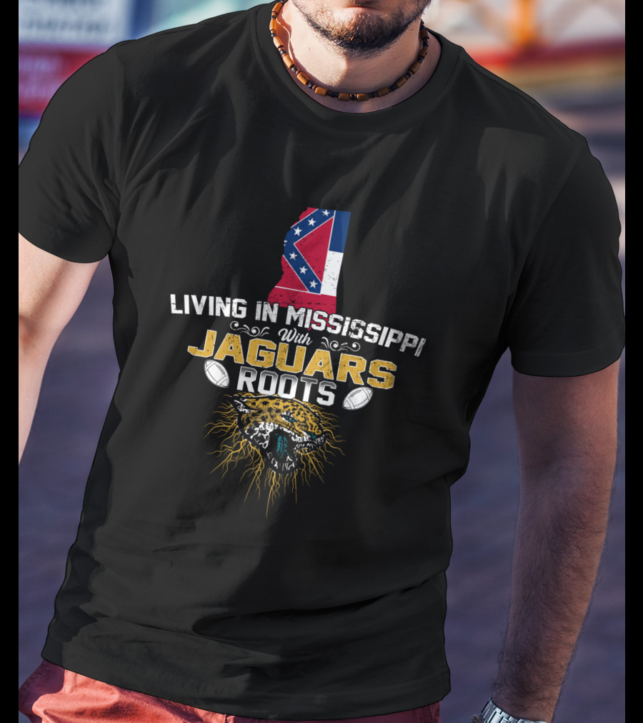 Mississippi Residence With Jaguars Heritage And Football Symbols T-Shirt