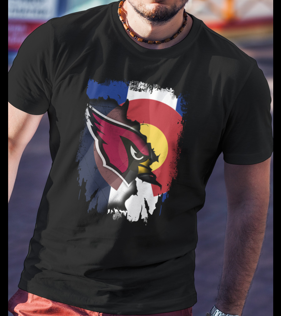 Together Colorado Cardinals Flag Fusion T-Shirt
