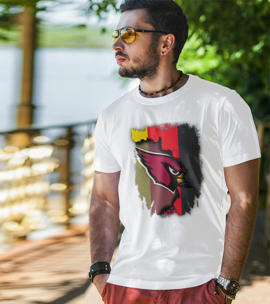 Germany Flag Colors With Cardinals T-Shirt
