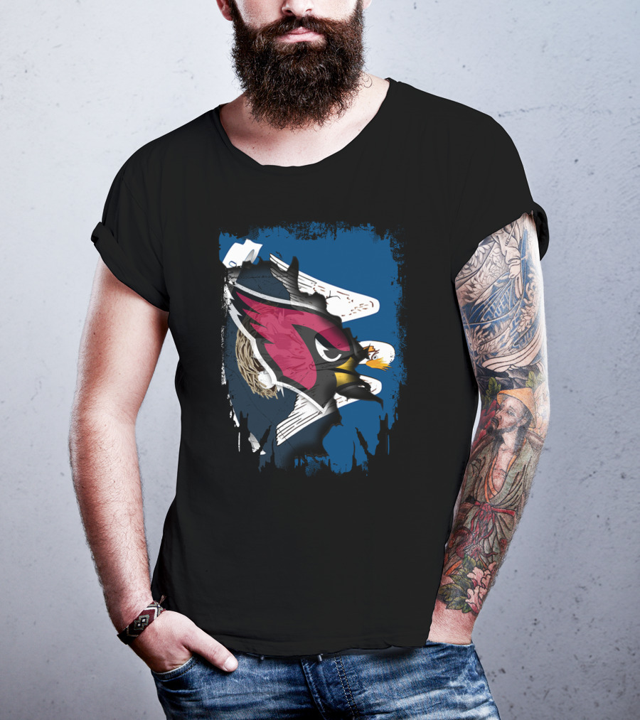Louisiana Unity With Cardinal And Eagle T-Shirt