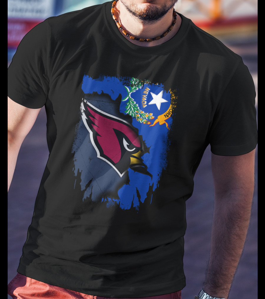 Nevada State With Cardinals Bird T-Shirt