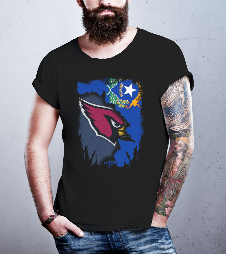 Nevada State With Cardinals Bird T-Shirt