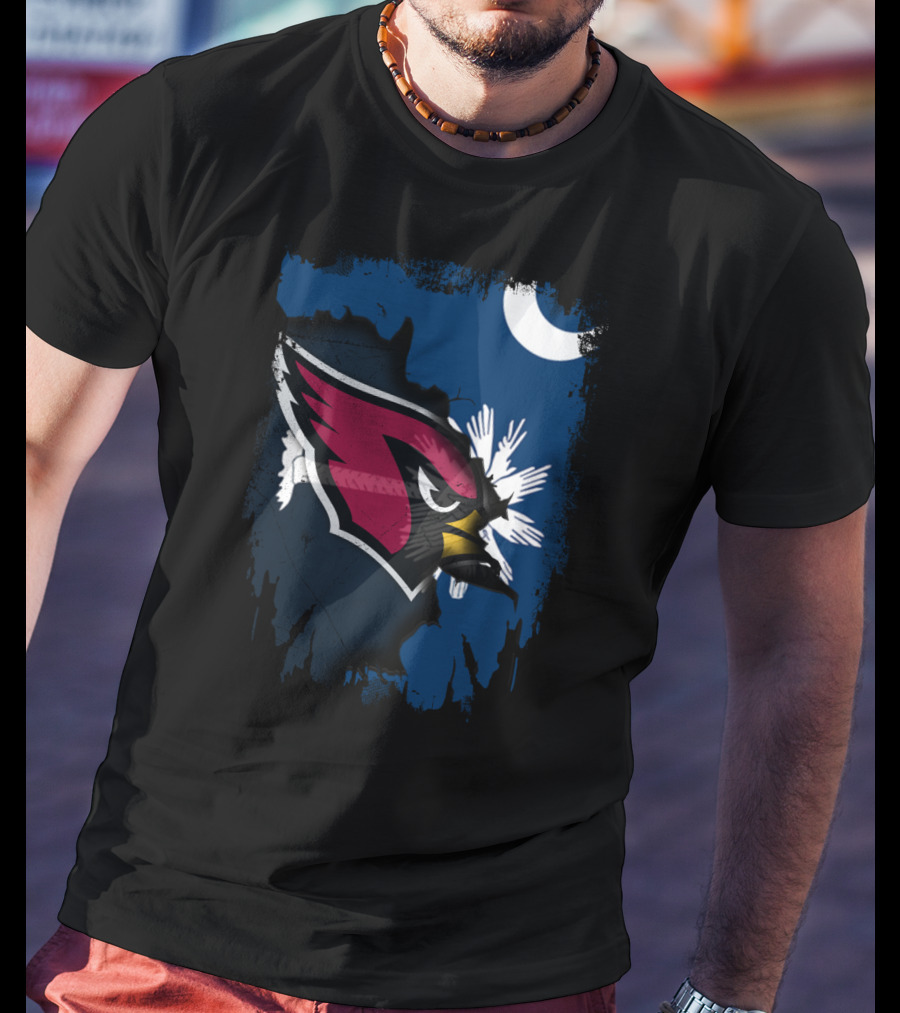 Together South Carolina Cardinals Iconic Crescent Palmetto T-Shirt