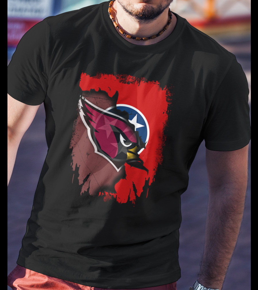 Together Tennessee Cardinals State Flag Fusion T-Shirt