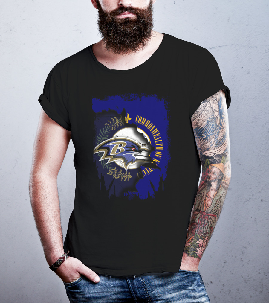 Commonwealth Of Kentucky Baltimore Ravens Ravens T-Shirt
