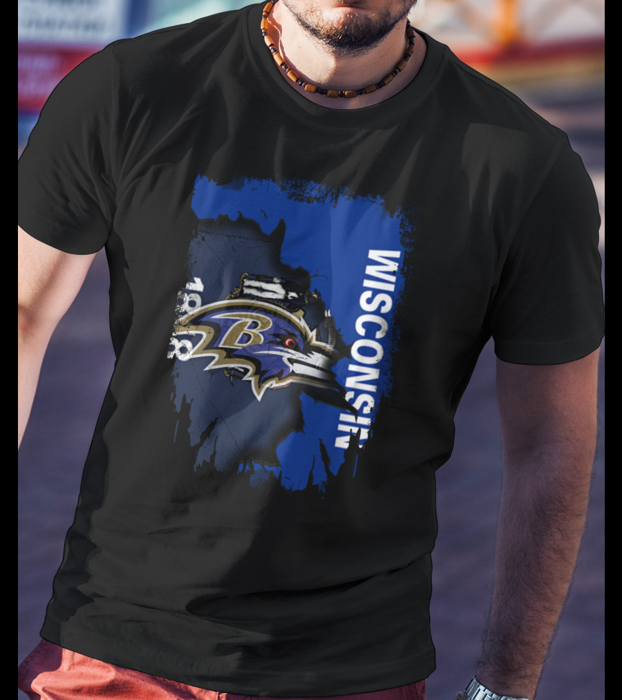 Wisconsin 1996 Ravens T-Shirt