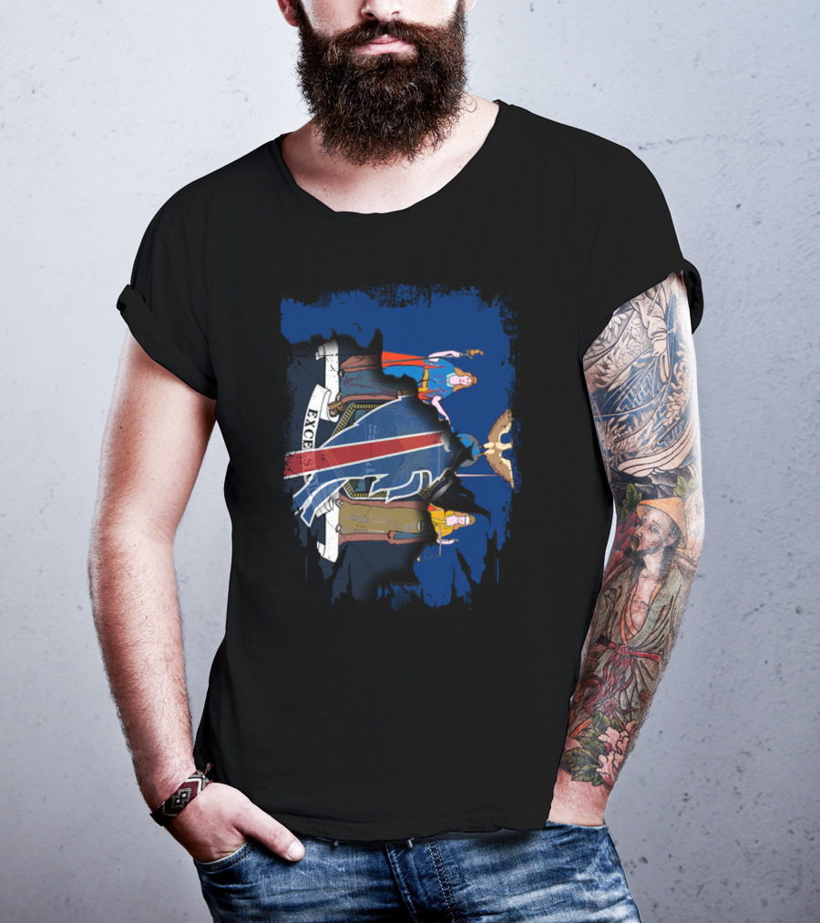 Together New York Emblem With Bills Crest T-Shirt