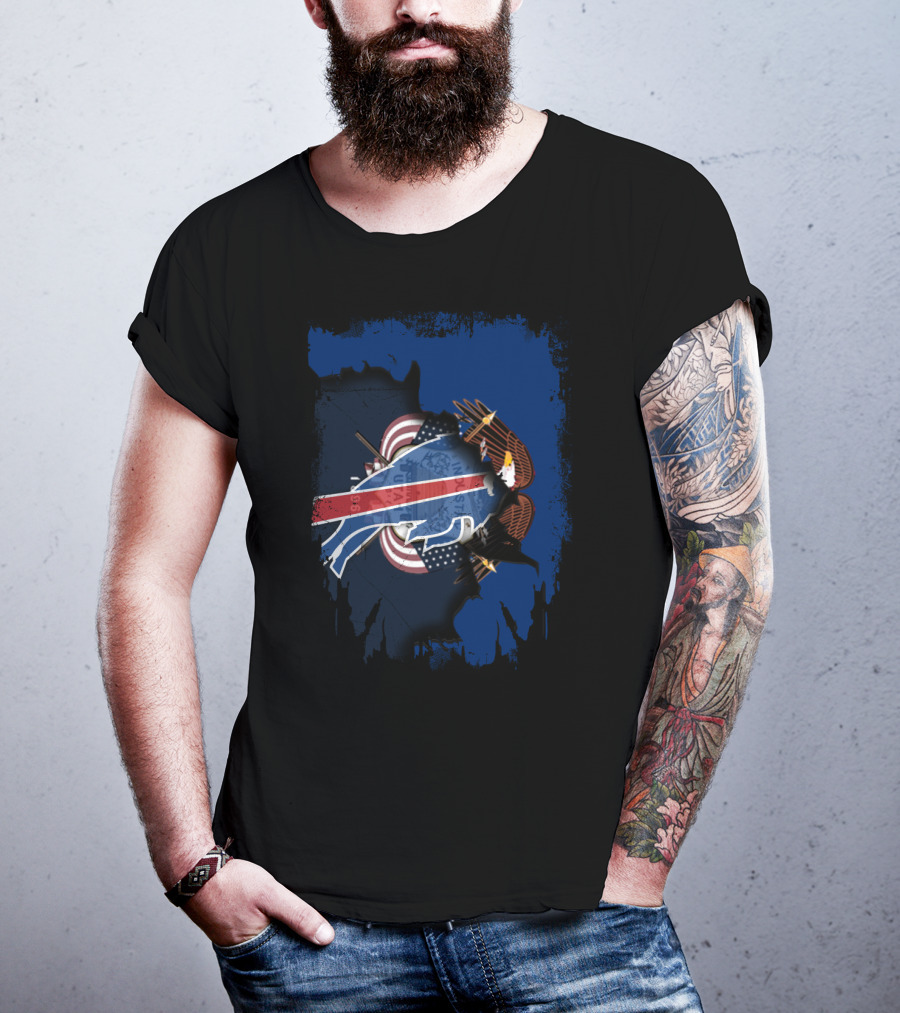 Utah United With Patriotic Buffalo Eagles T-Shirt