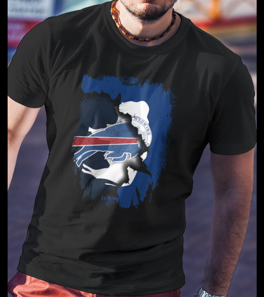 Buffalo Bills And Wyoming State Unity T-Shirt