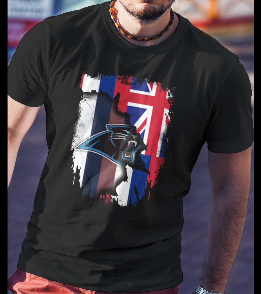 Together Hawaii Panthers Union Flag Fusion T-Shirt