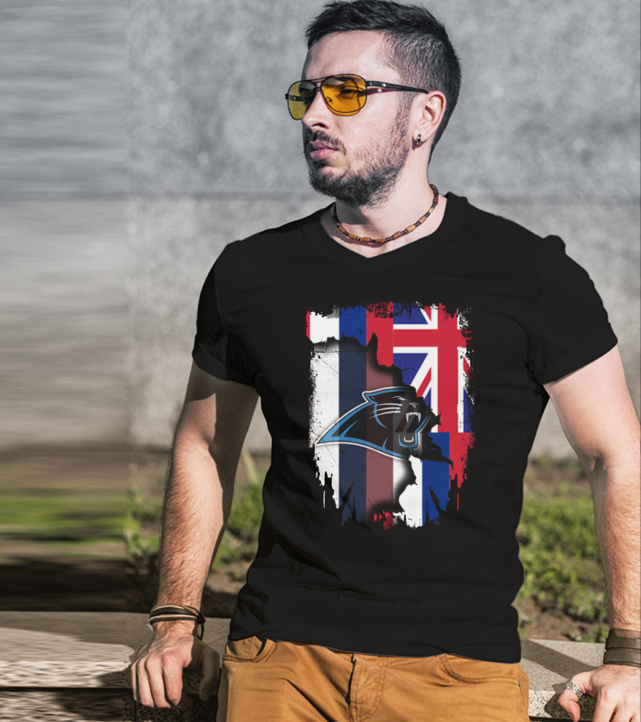 Together Hawaii Panthers Union Flag Fusion T-Shirt