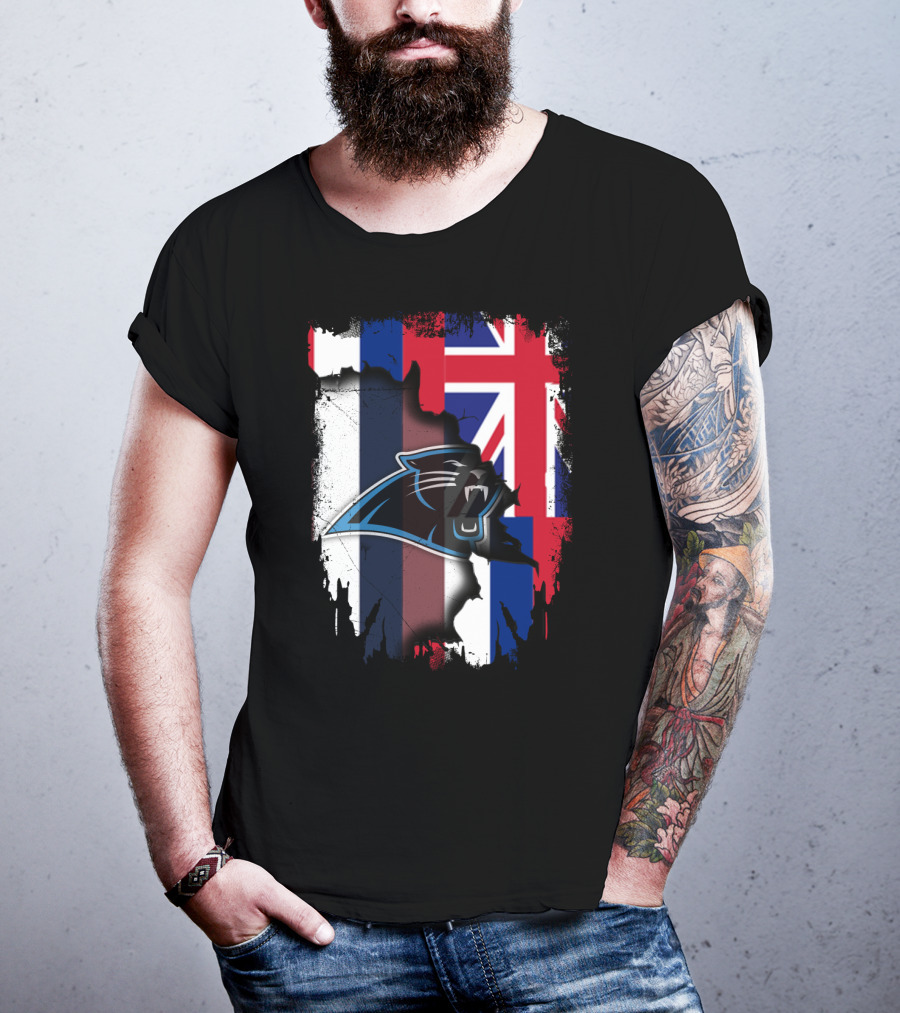 Together Hawaii Panthers Union Flag Fusion T-Shirt