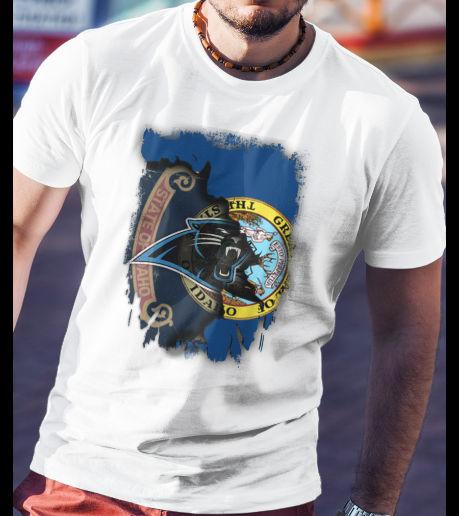 Idaho State Pride With Carolina Panthers T-Shirt
