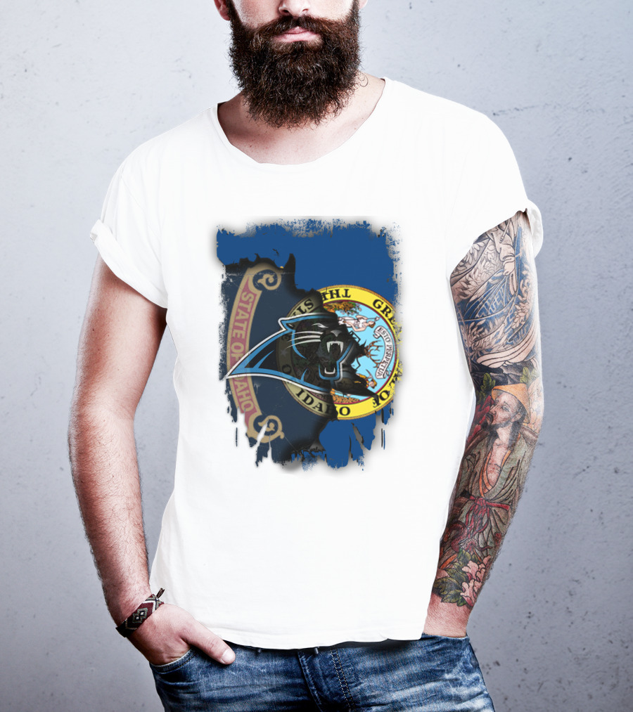 Idaho State Pride With Carolina Panthers T-Shirt