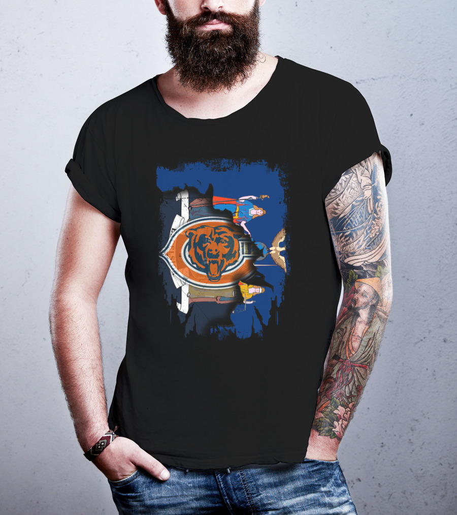 Chicago Bears Fans Unite With New York Spirit T-Shirt