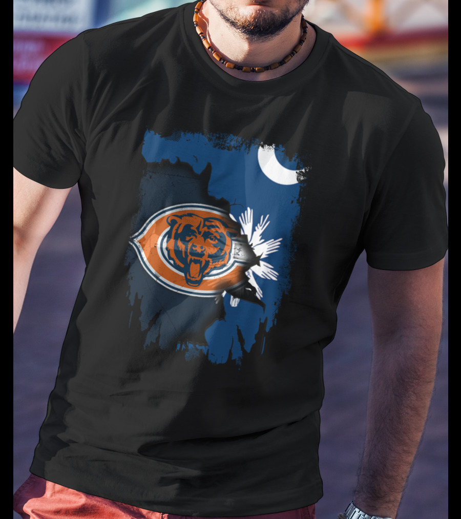 Chicago Bears South Carolina State Unity T-Shirt