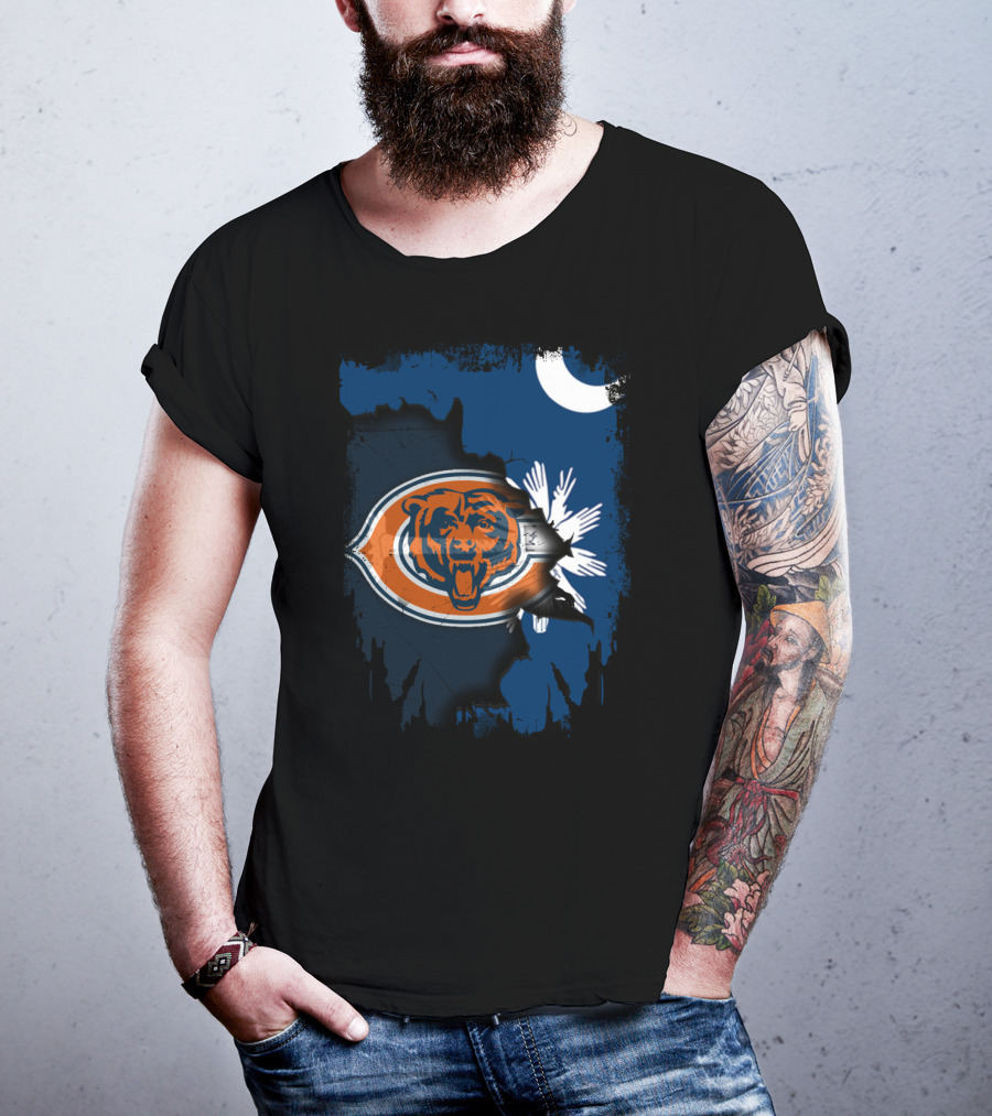 Chicago Bears South Carolina State Unity T-Shirt