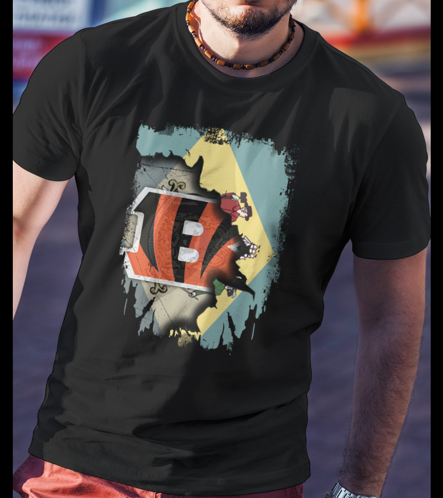 Together Delaware Bengals Flag T-Shirt