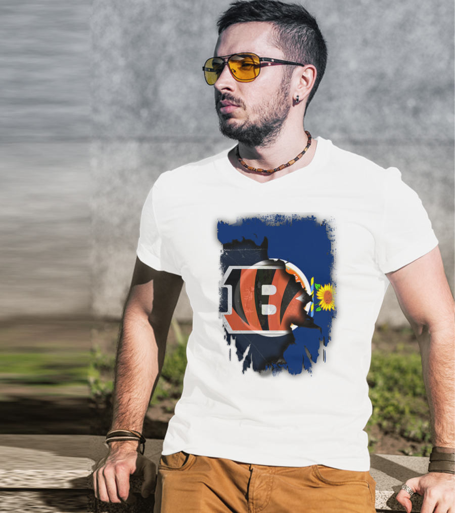 Kansas Bengals Sunflower Collaboration T-Shirt