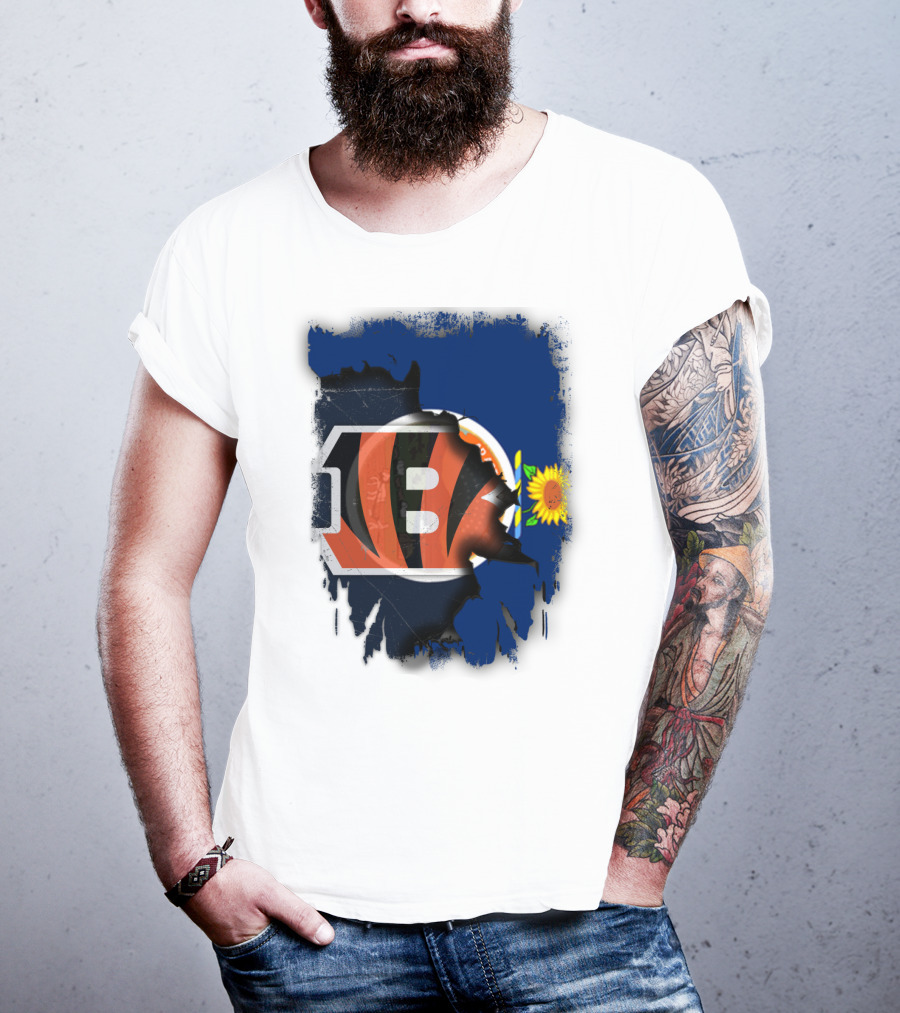 Kansas Bengals Sunflower Collaboration T-Shirt