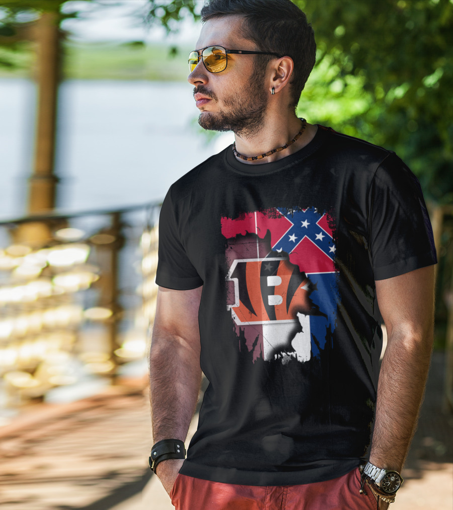 Mississippi Pride With Bengals Fusion T-Shirt