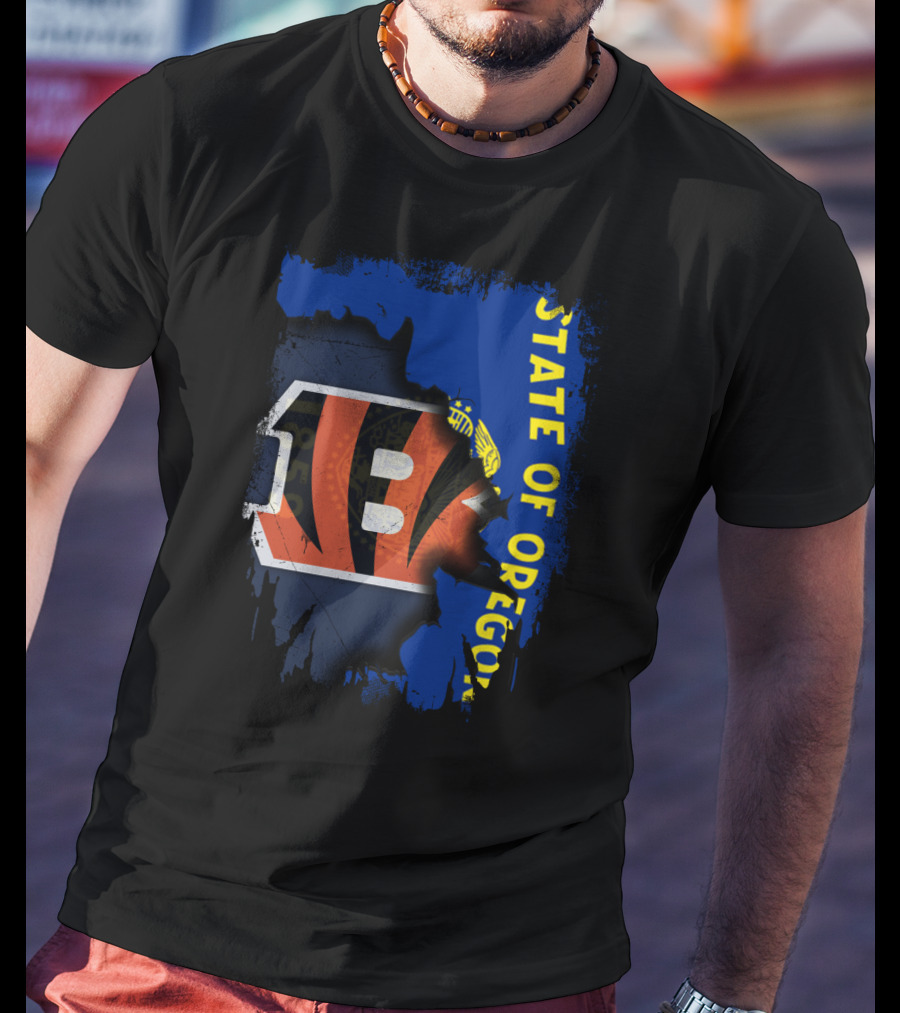 Oregon State With Bengals B T-Shirt