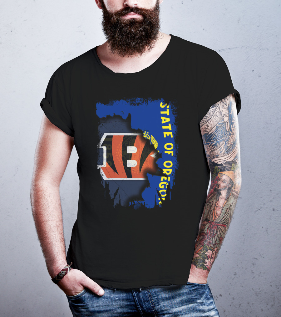 Oregon State With Bengals B T-Shirt