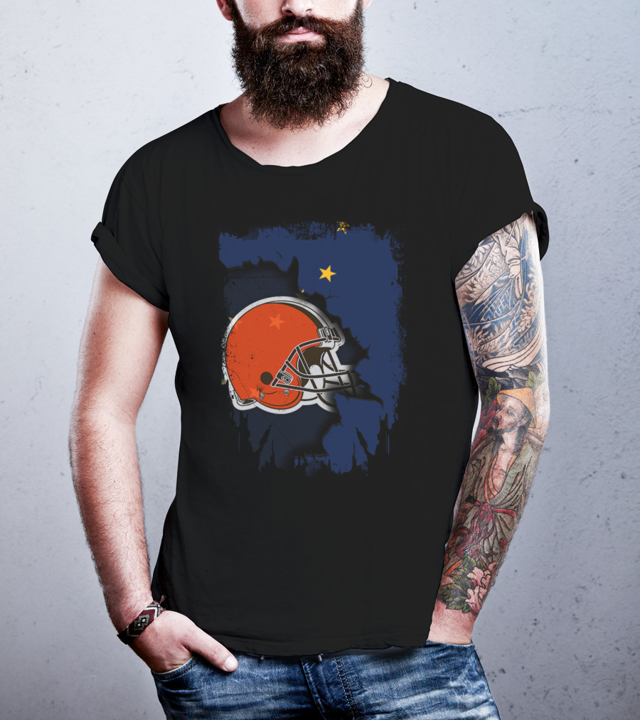 Alaska Browns Helmet Together T-Shirt