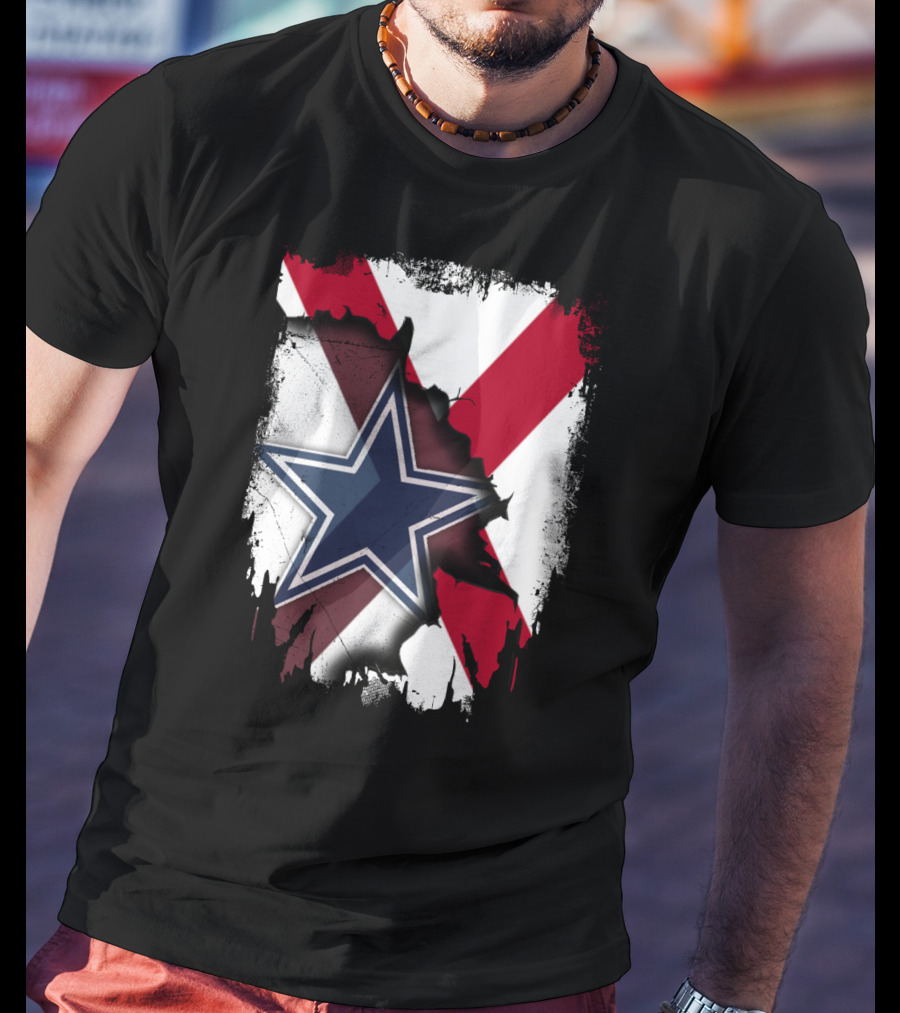 Dallas Cowboys And Alabama Pride Crossover T-Shirt