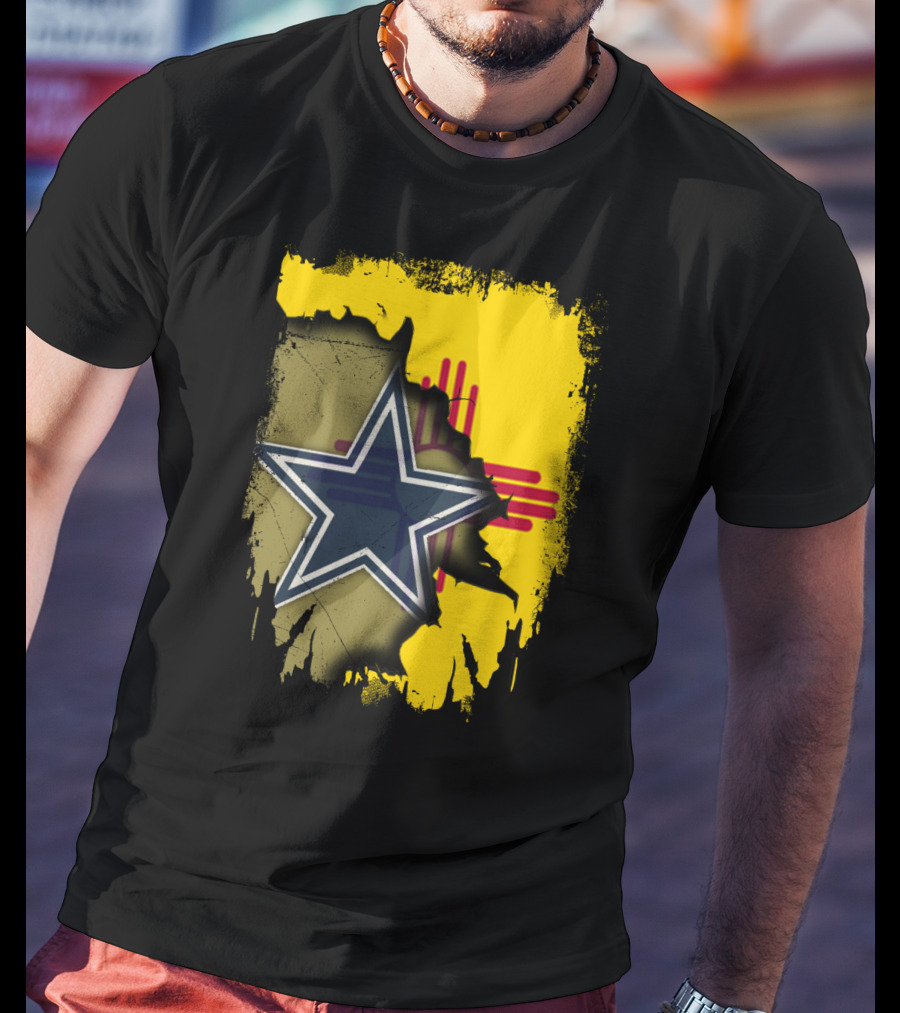 New Mexico Zia And Dallas Cowboys Star Fusion T-Shirt