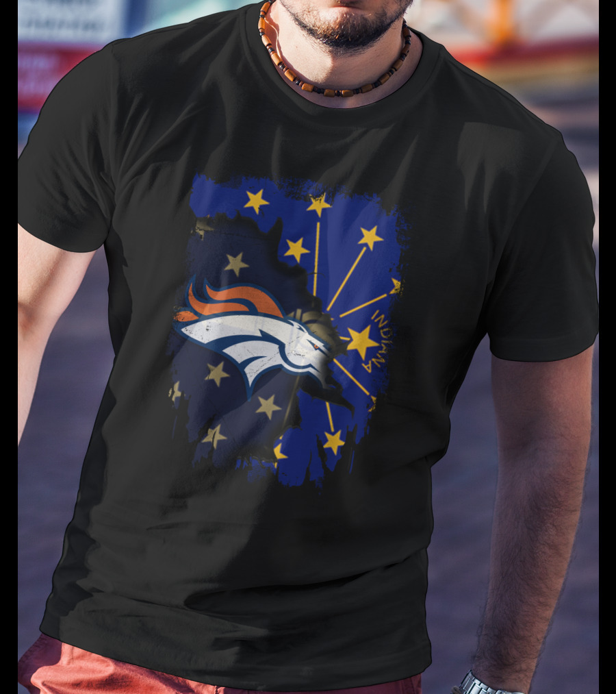 Together Indiana Broncos State Pride Fusion T-Shirt