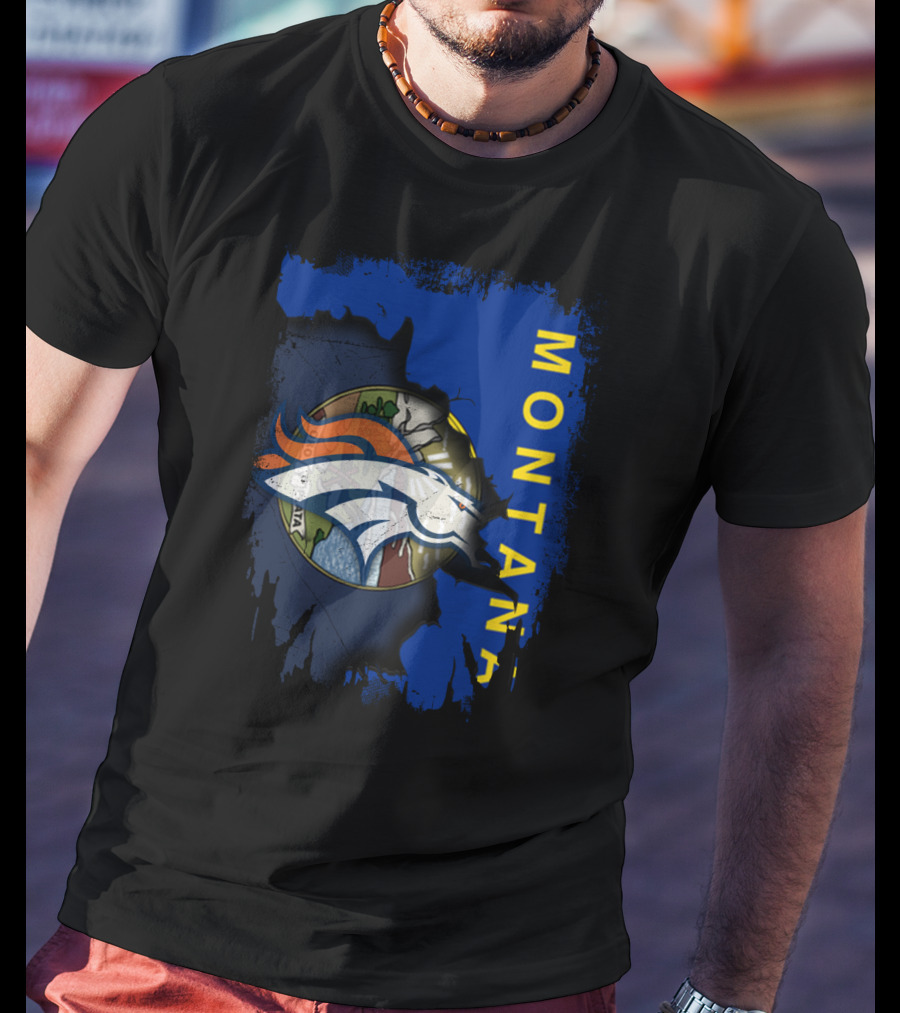 Montana Pride With Broncos T-Shirt