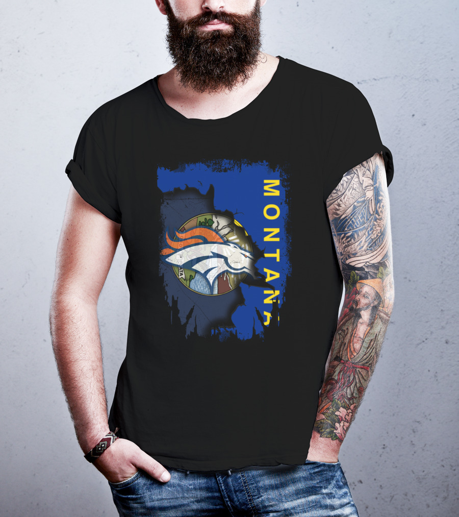Montana Pride With Broncos T-Shirt